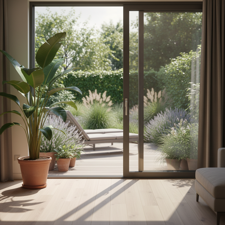 Binnenklimaat en buitenruimte: gids met luchtzuiverende planten, ventilatie-tips en levendige tuinideeën voor een gezond thui