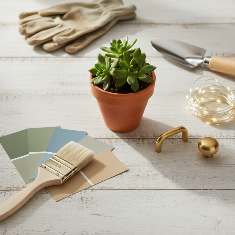 Inspiratie voor huis- en tuinverbeteringen: kleine DIY-projecten voor een mooier en comfortabeler thuis zonder groot budget